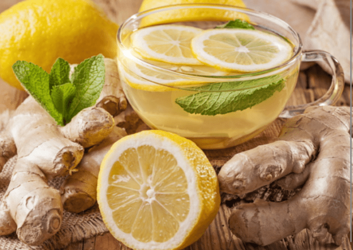 Lemon juice and ginger boost your health and beauty